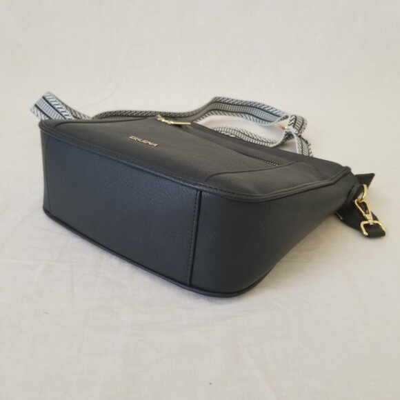 NWT! Telena Faux Leather Purse Shoulder Crossbody Bag w/Detachable Woven Strap - Picture 10 of 10